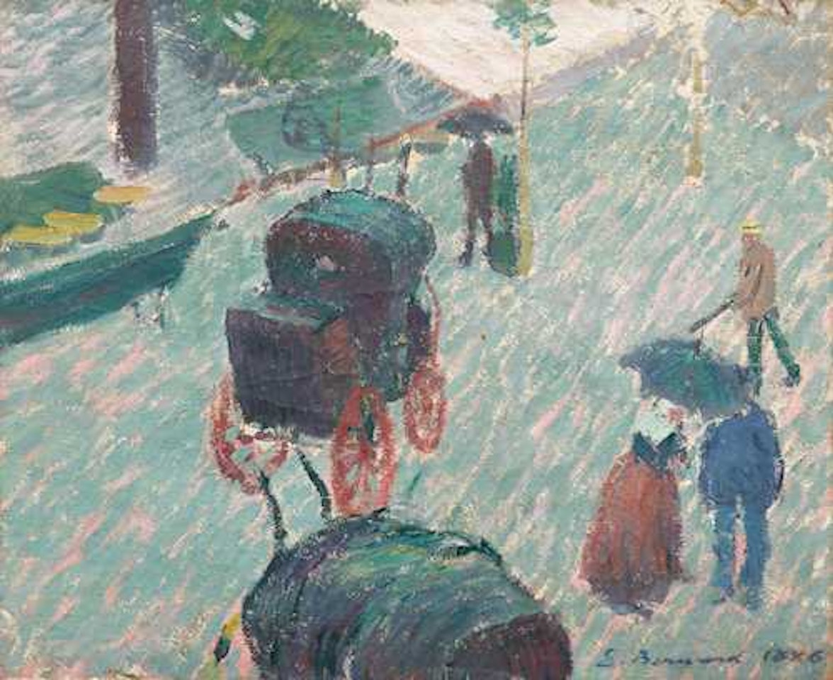 Le jardin public à Mayenne by Emile Bernard