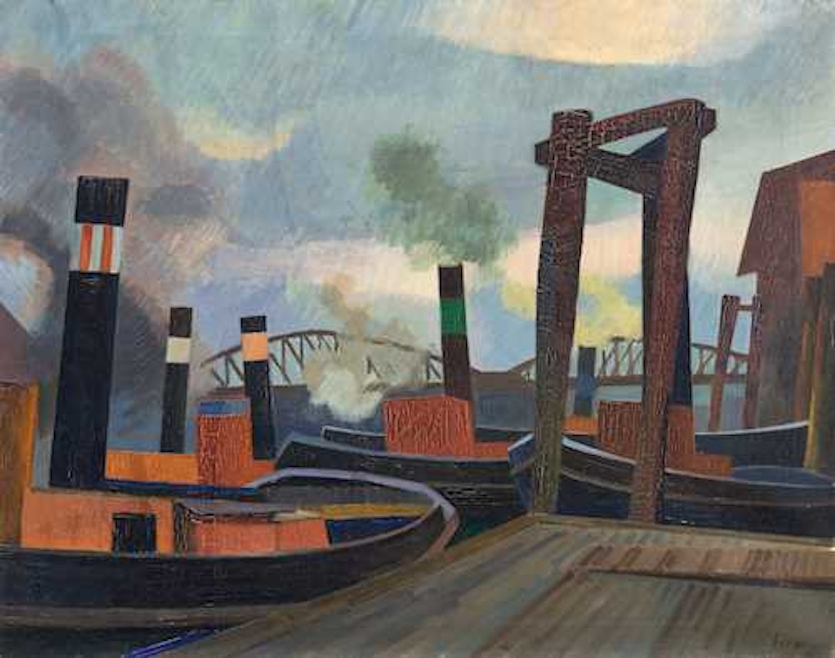 Le Port by Auguste Herbin