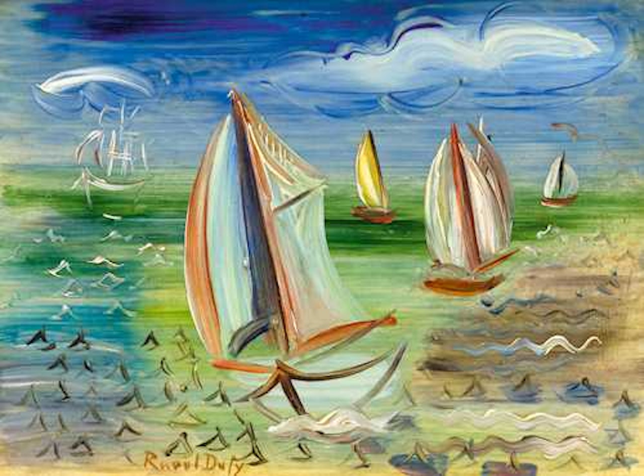 Petits Voiliers by Raoul Dufy