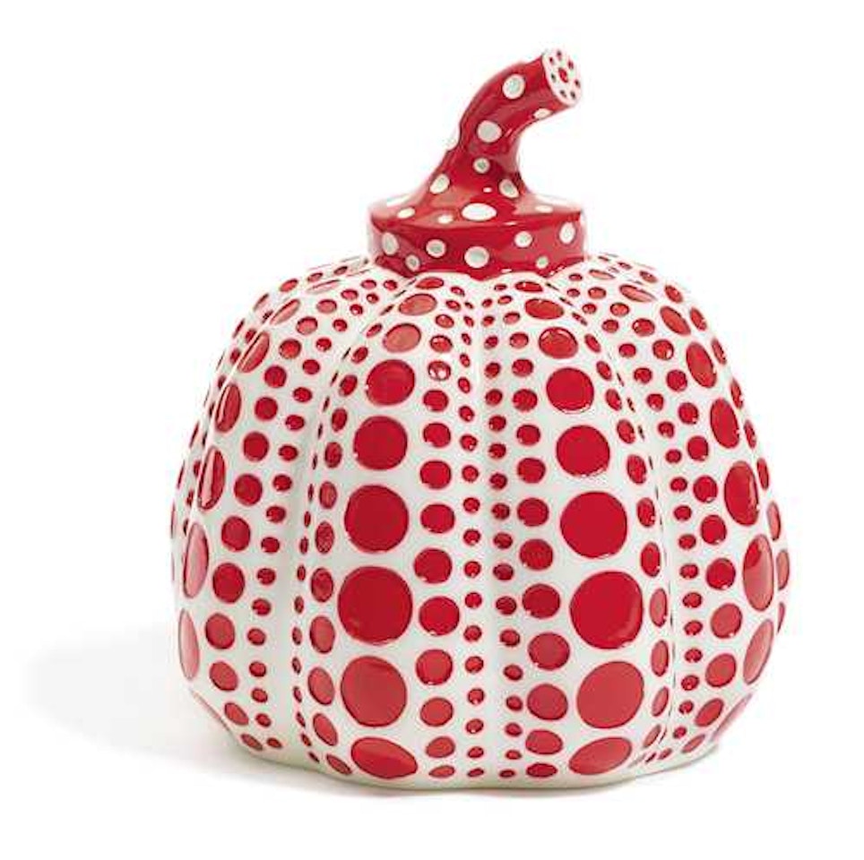 Pumpkin (red/white) by Yayoi Kusama