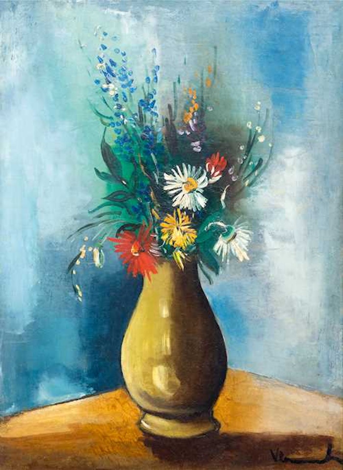 Fleurs. by Maurice de Vlaminck