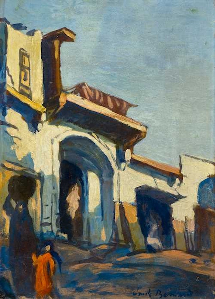 Rue animé by Emile Bernard