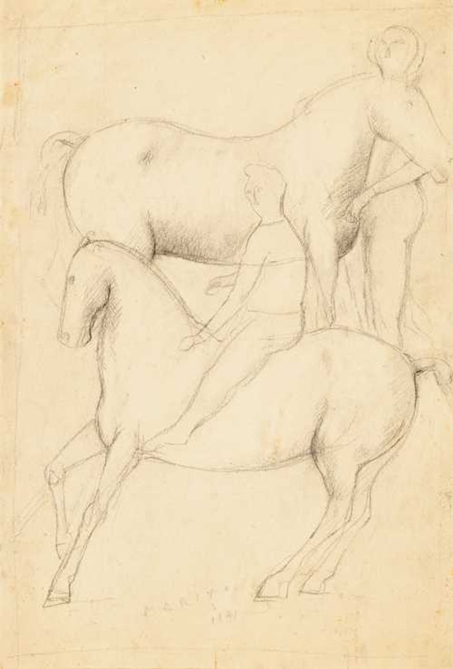 Cavalli e cavalieri by Marino Marini