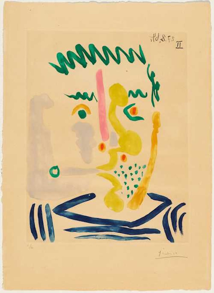 Fumeur Barbu by Pablo Picasso