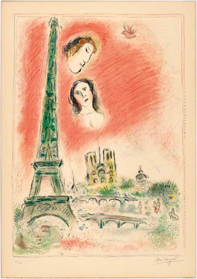 Le rêve de Paris by Marc Chagall
