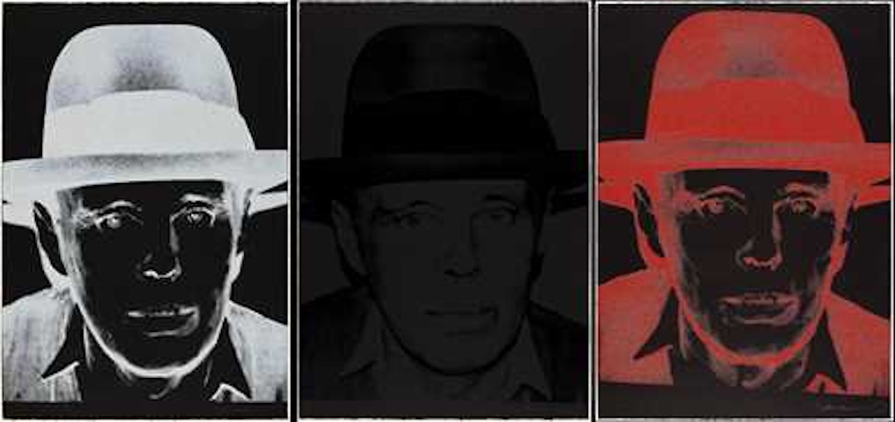 Joseph Beuys (3-parts) by Andy Warhol