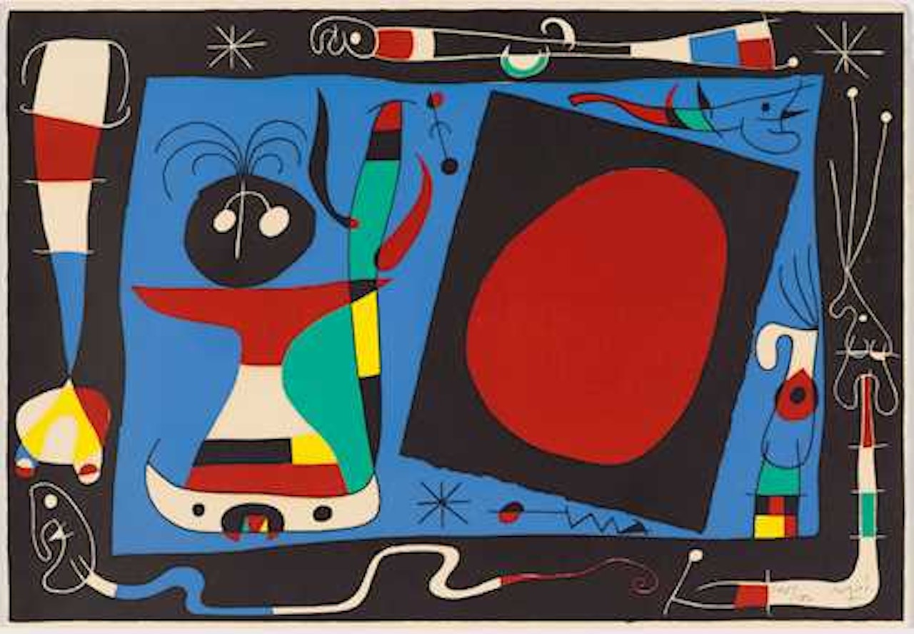 Femme au Miroir by Joan Miró