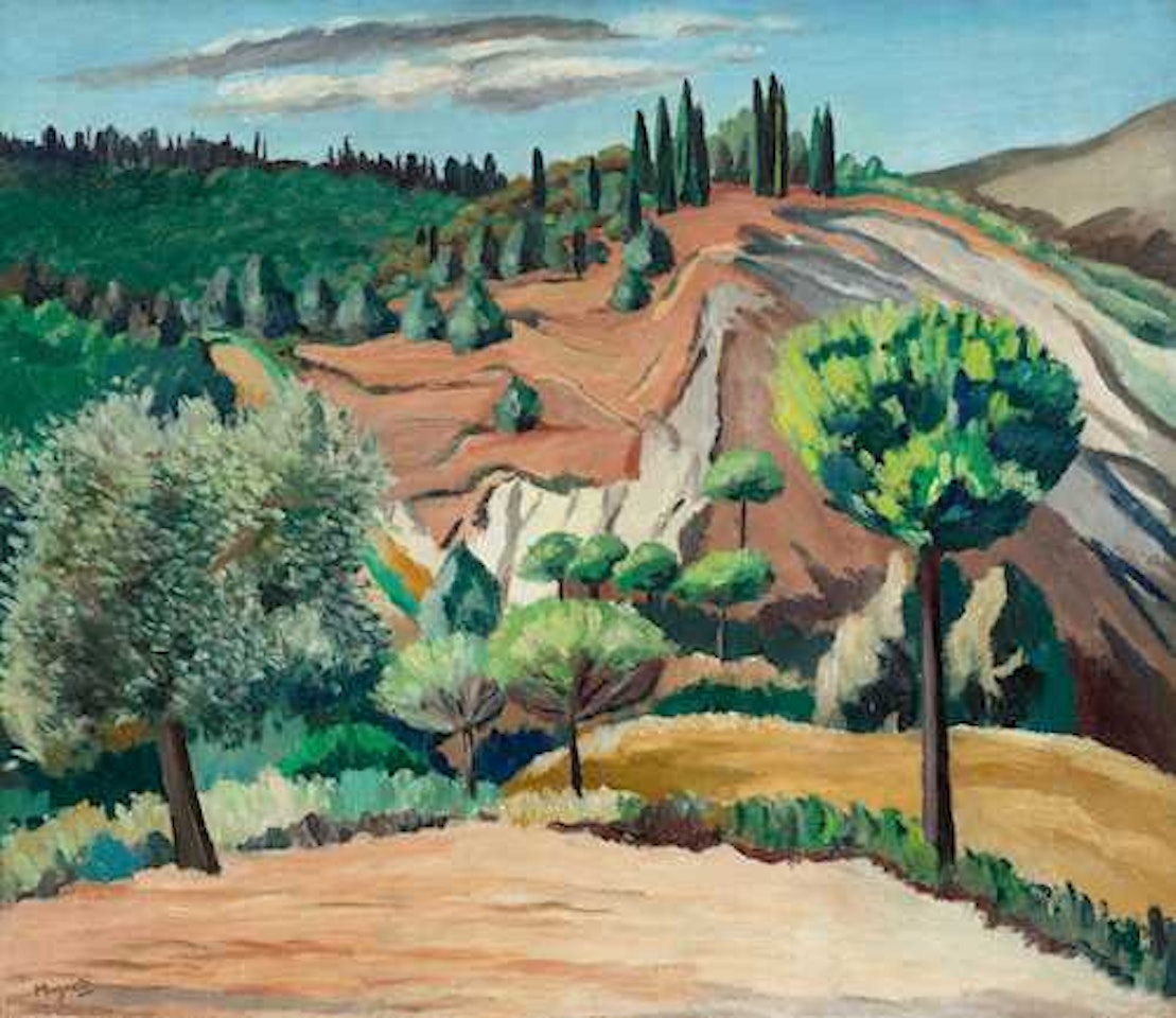 Campagna Senese (Poggio di Trespite) by Alberto Magnelli