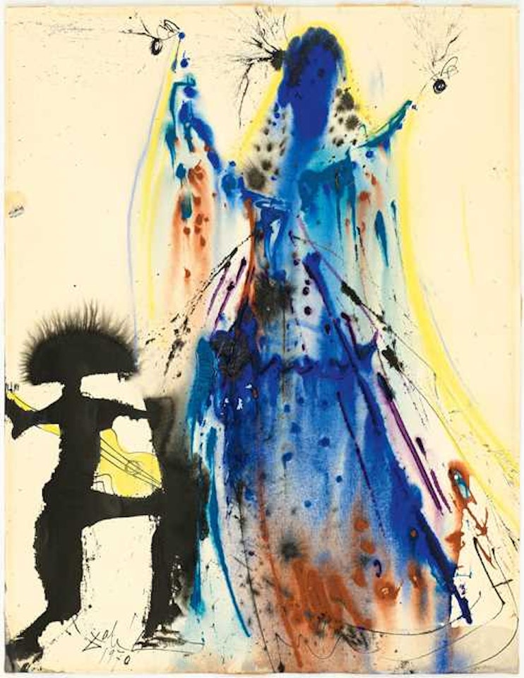 Danseuse de flamenco by Salvador Dali