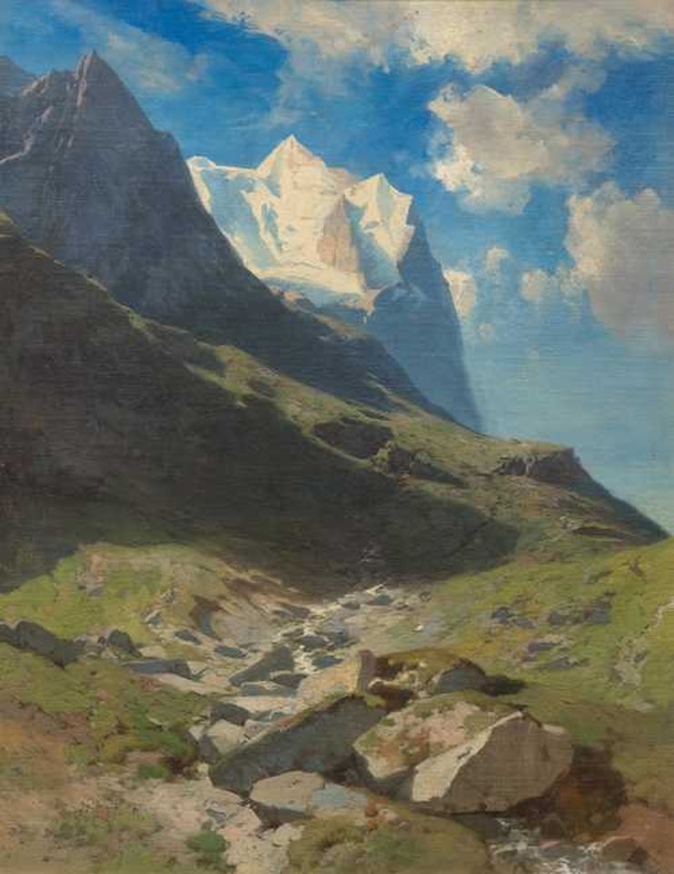 Wetterhorn by Alexandre Calame