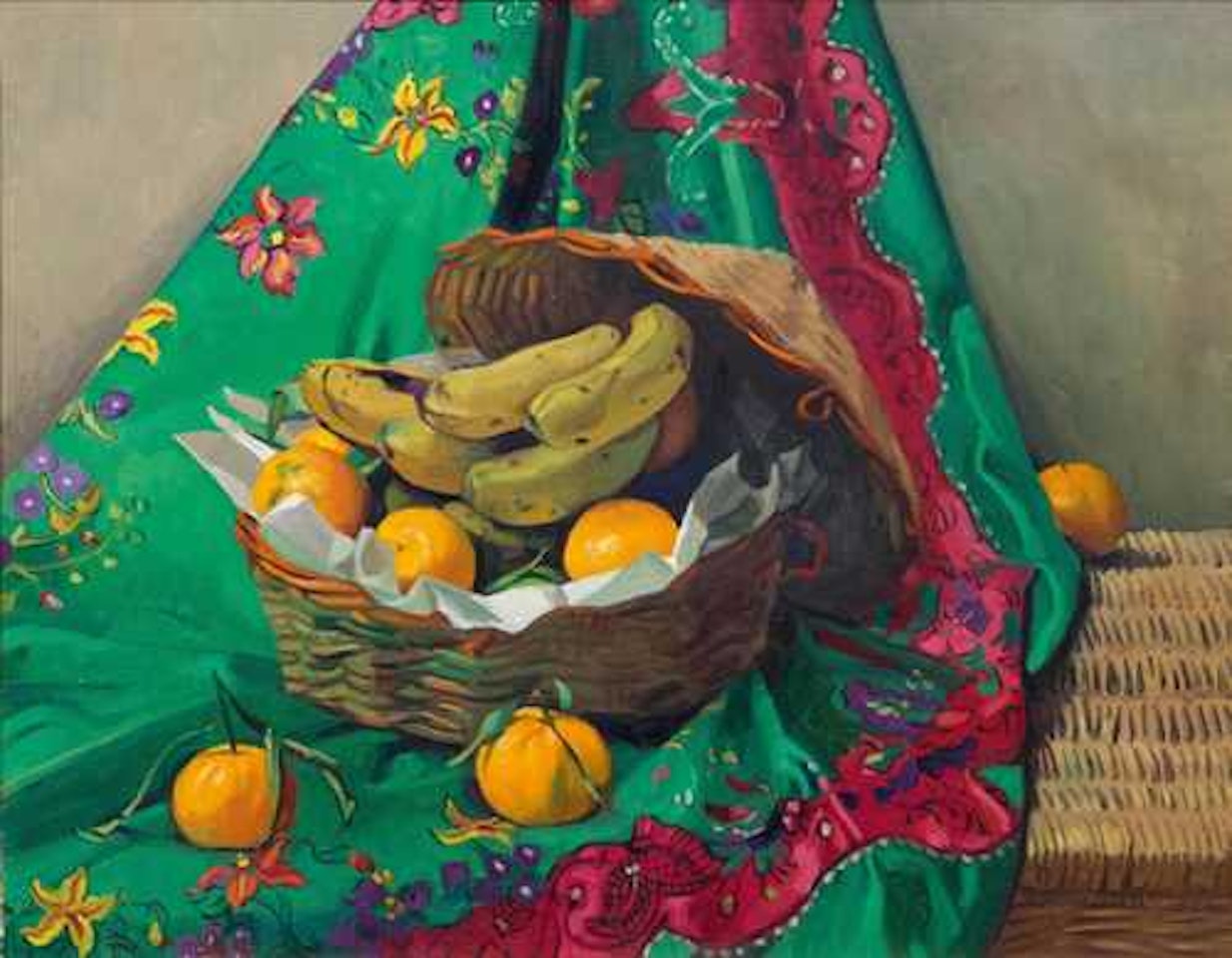 Corbeille de mandarines et bananes by Félix Vallotton