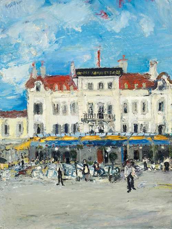 Hotel d" Angleterre in Ouchy by Willy Guggenheim Varlin