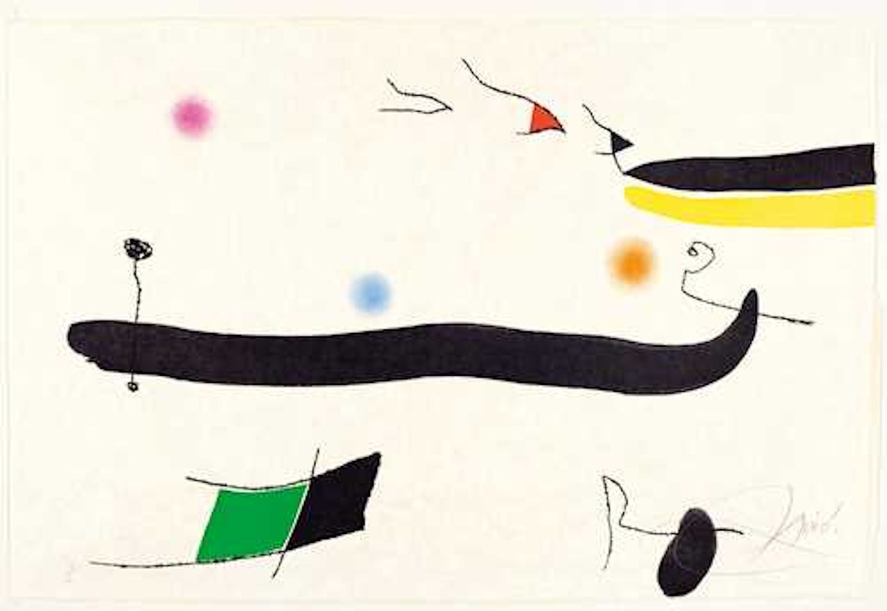 From: Le Marteau sans Maître by Joan Miró