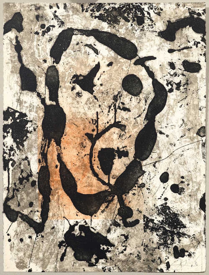 Rupestres V by Joan Miró