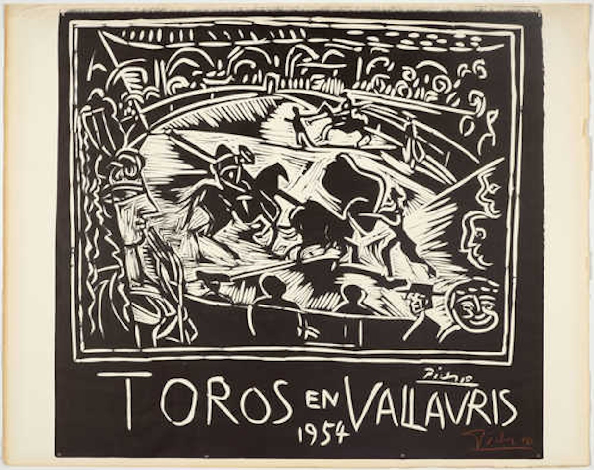 Toros en Vallauris by Pablo Picasso