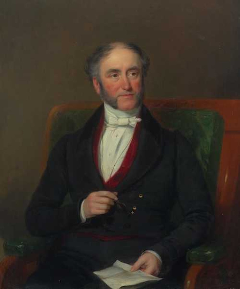 Portrait d"un gentilhomme. by Firmin Massot