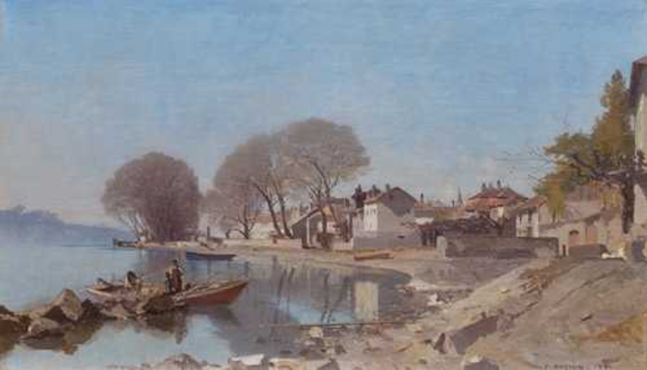 Rive du Léman ("Cully") by François Bocion