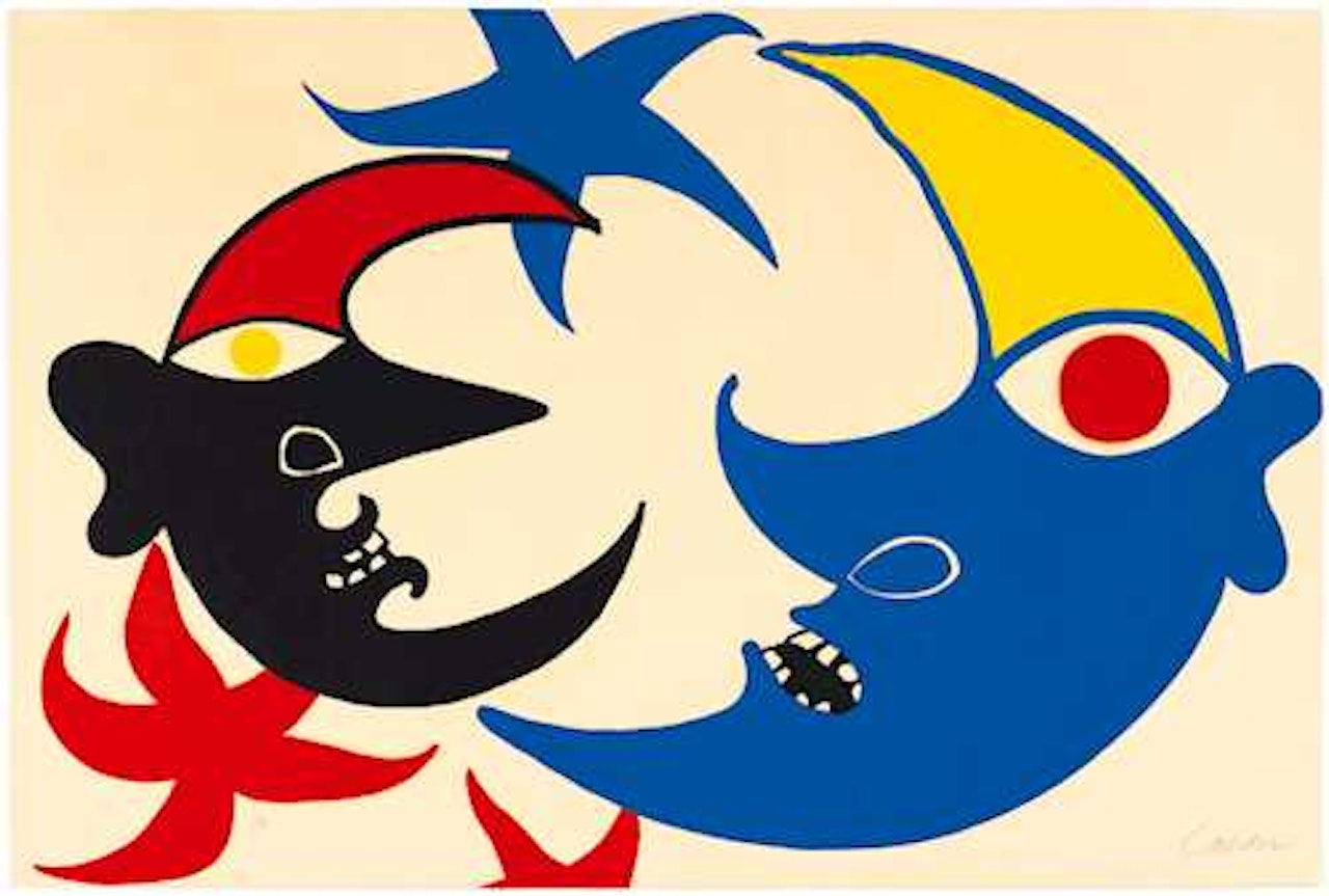 Les deux lunes by Alexander Calder