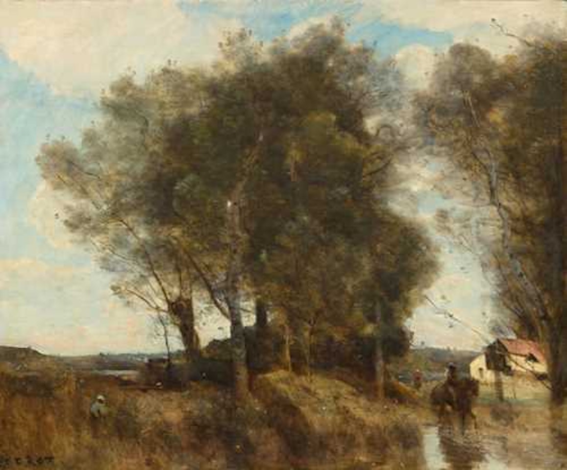 Passiance. (Landes) by Jean Baptiste Camille Corot