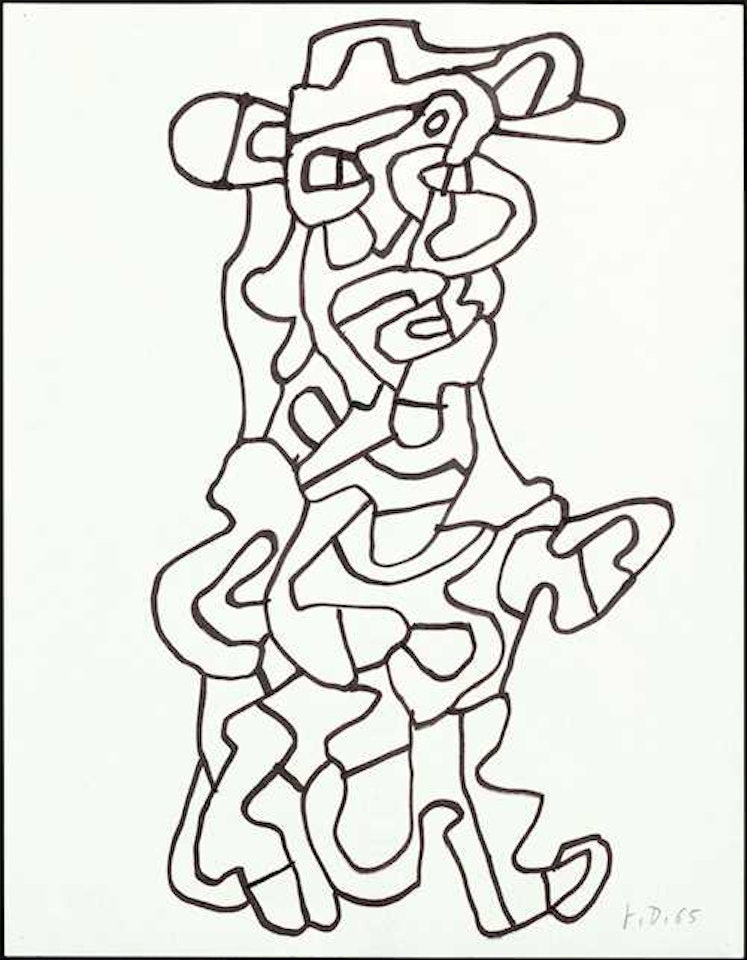 Personnage by Jean Dubuffet