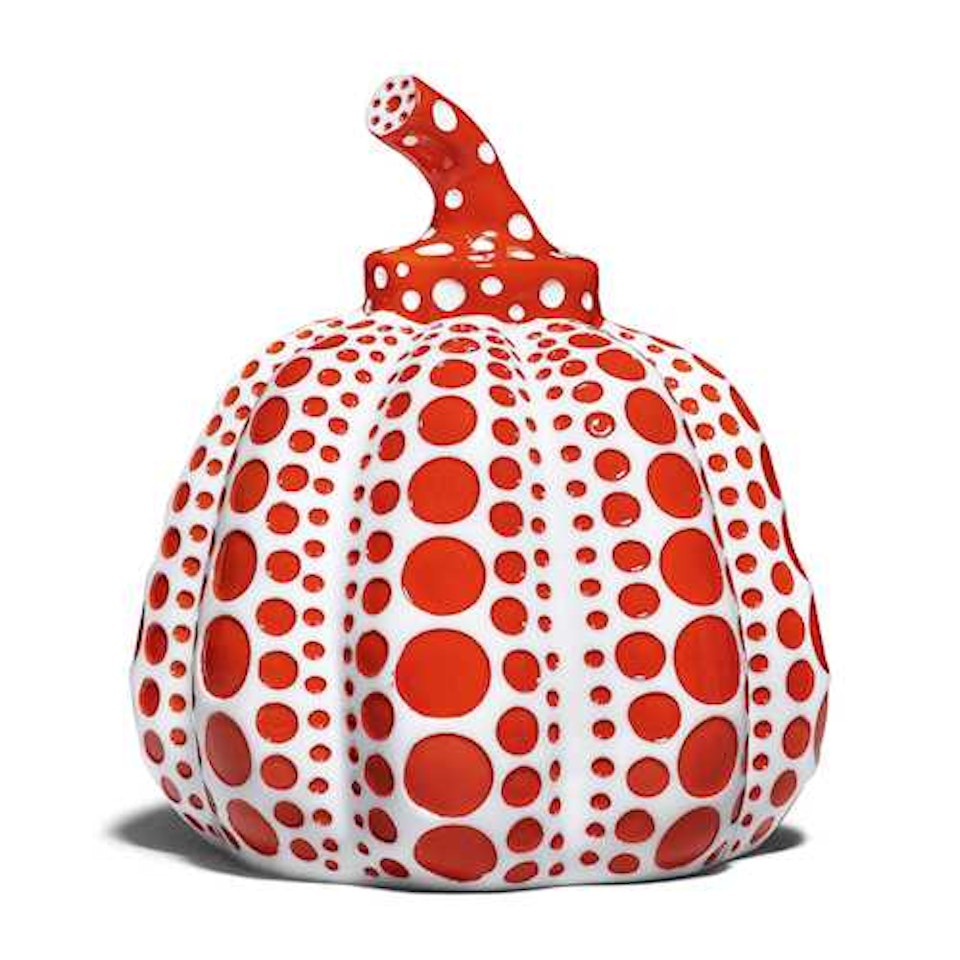 Pumpkin (red/white) by Yayoi Kusama
