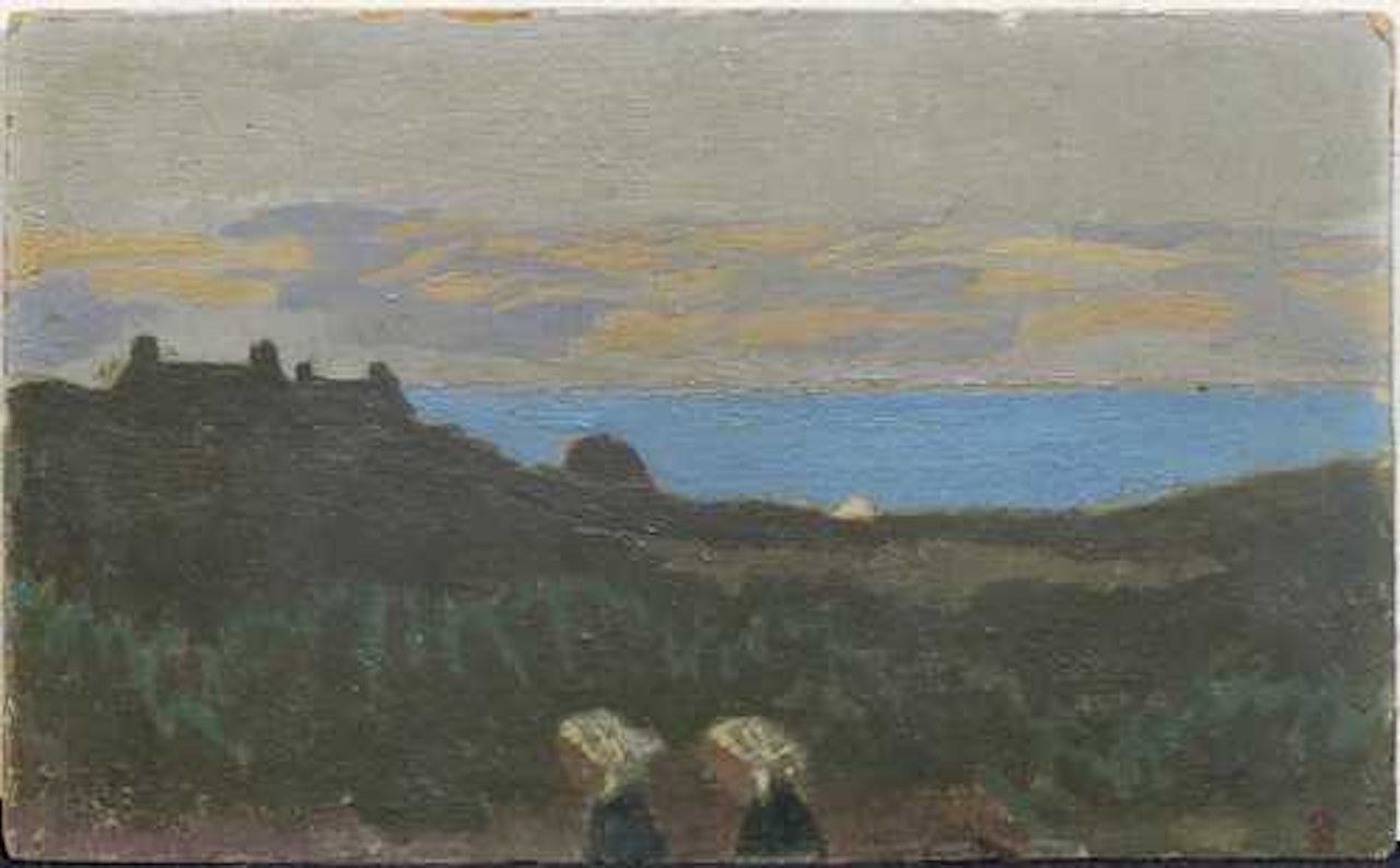 Effet de soir au bord de la mer by Maurice Denis