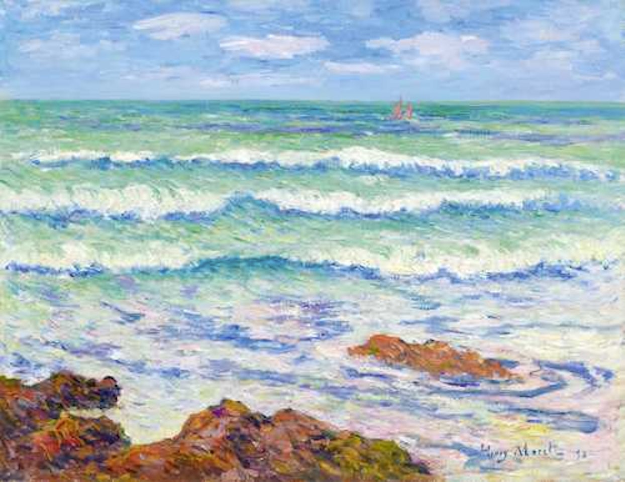 Les Brisants by Henry Moret
