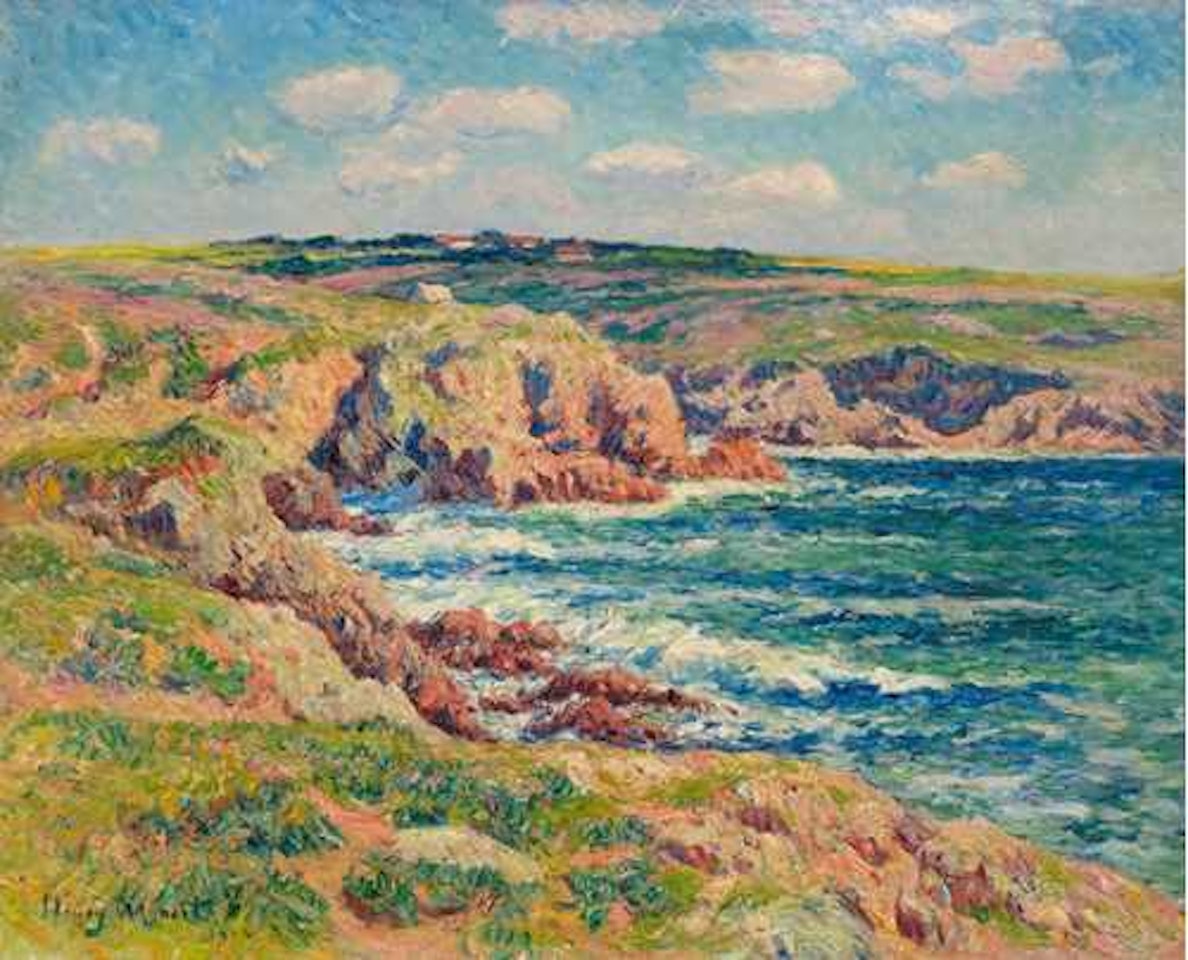 Falaises, côte de Bretagne by Henry Moret