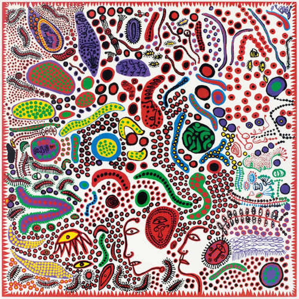 I want to sing my heart out in praise of life by Yayoi Kusama