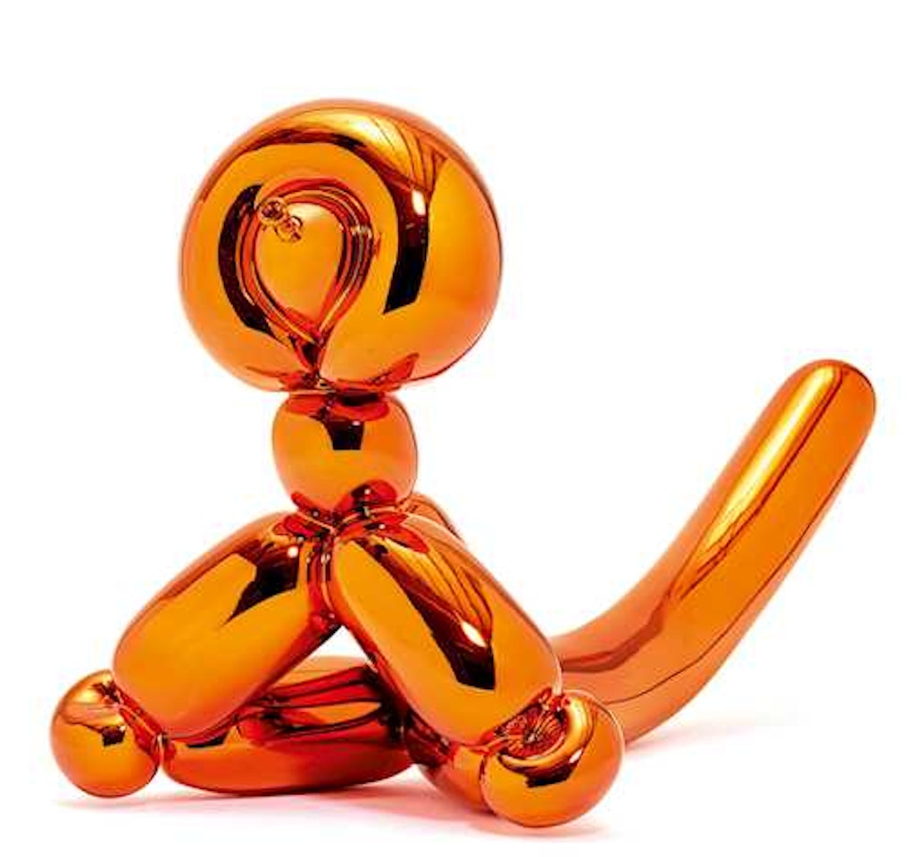 Balloon Monkey (Orange) by Jeff Koons