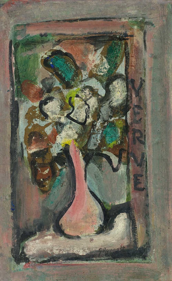 Fleurs décoratives I. For the cover of the magazine Verve by Georges Rouault
