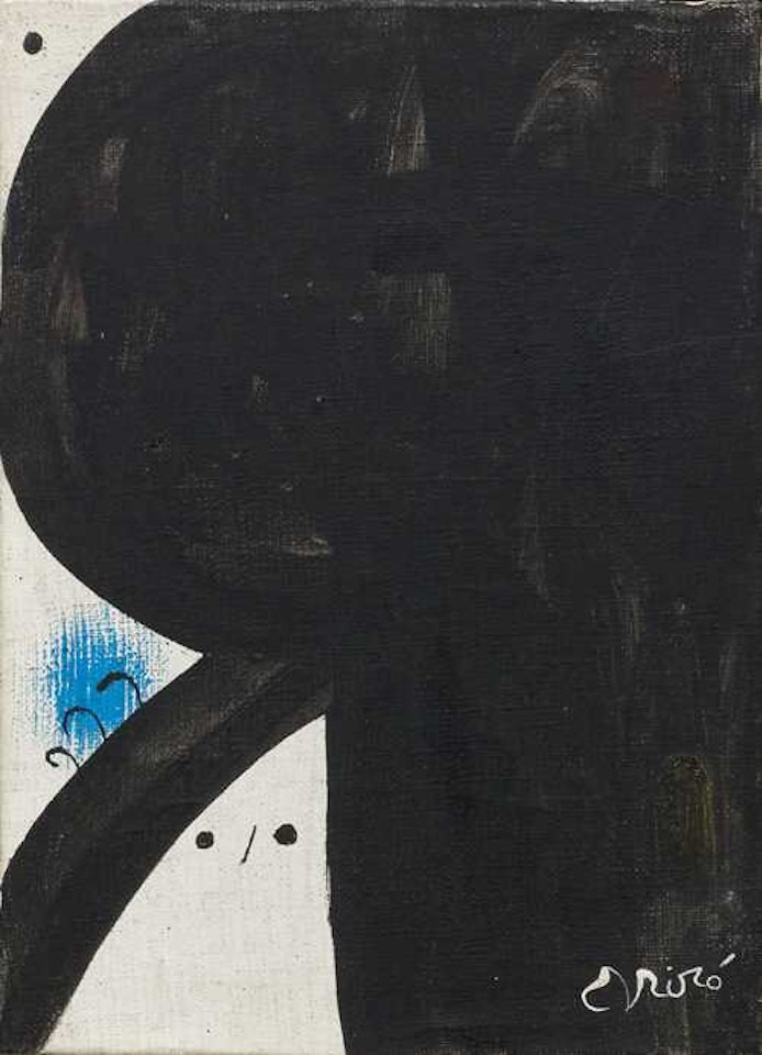Femme aux 3 cheveux, constellation. 26 July 1976 by Joan Miró