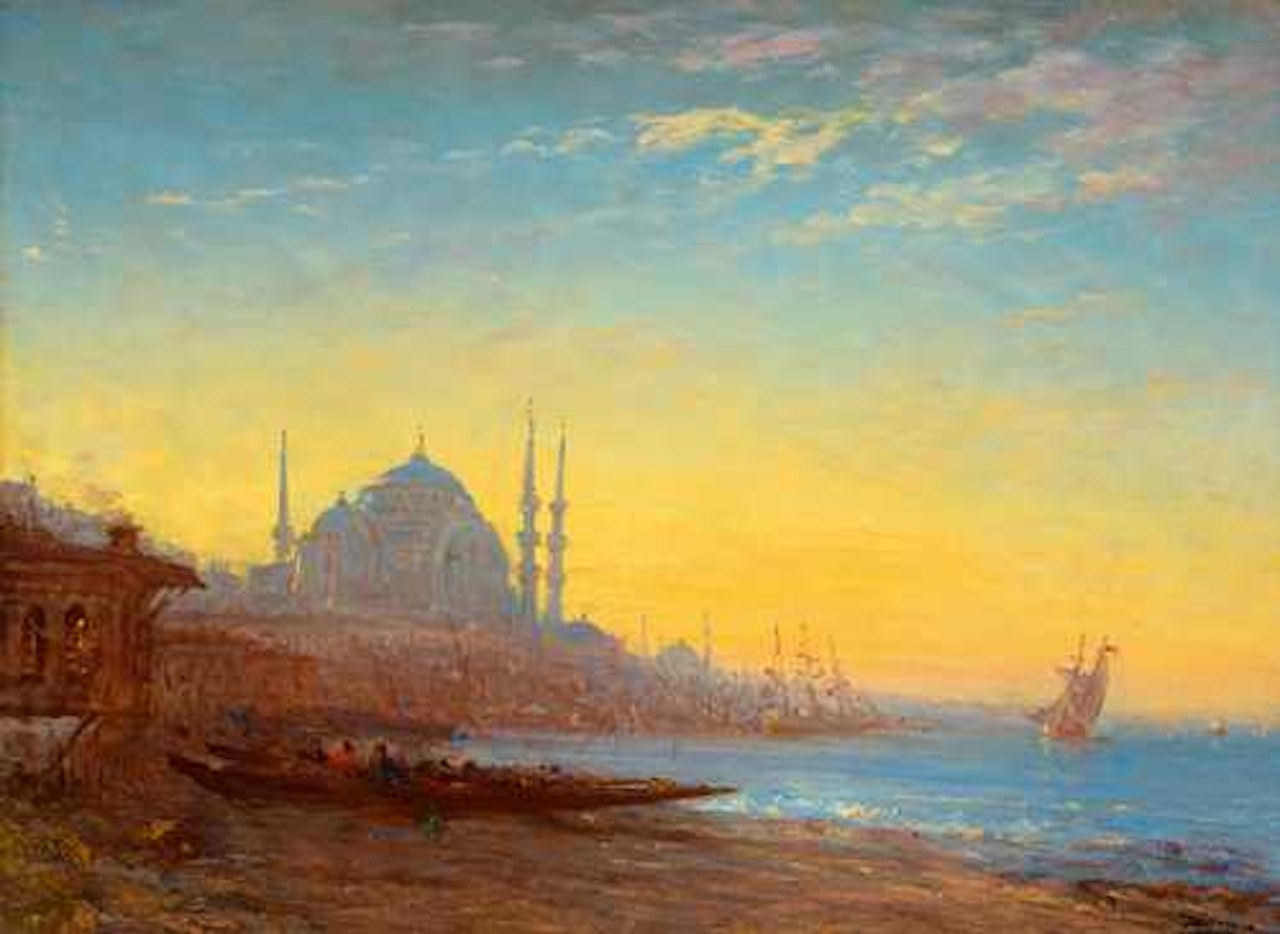 View of Constantinople. by Félix Ziem