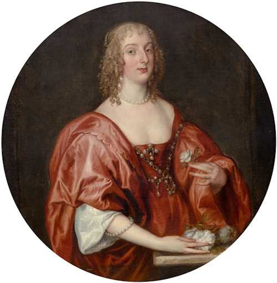 Portrait of Anna Sophia Herbert, Countess of Carnarvon (circa 1610-1695). by Anthony van Dyck