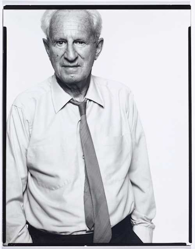 "Herbert Marcuse, Professor of Philosophy, New York City, 10-23-70" by Richard Avedon