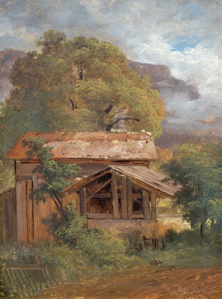 Maison à Saint-Jeoire by Alexandre Calame