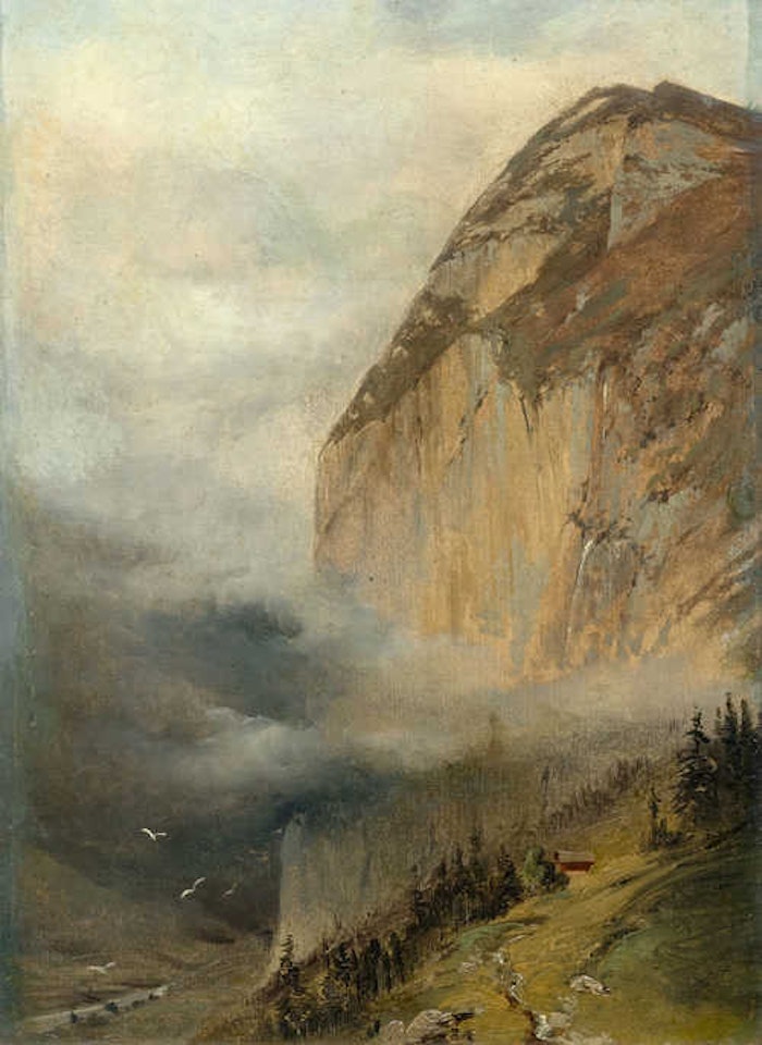 Falaises (Large cliffs) by Alexandre Calame