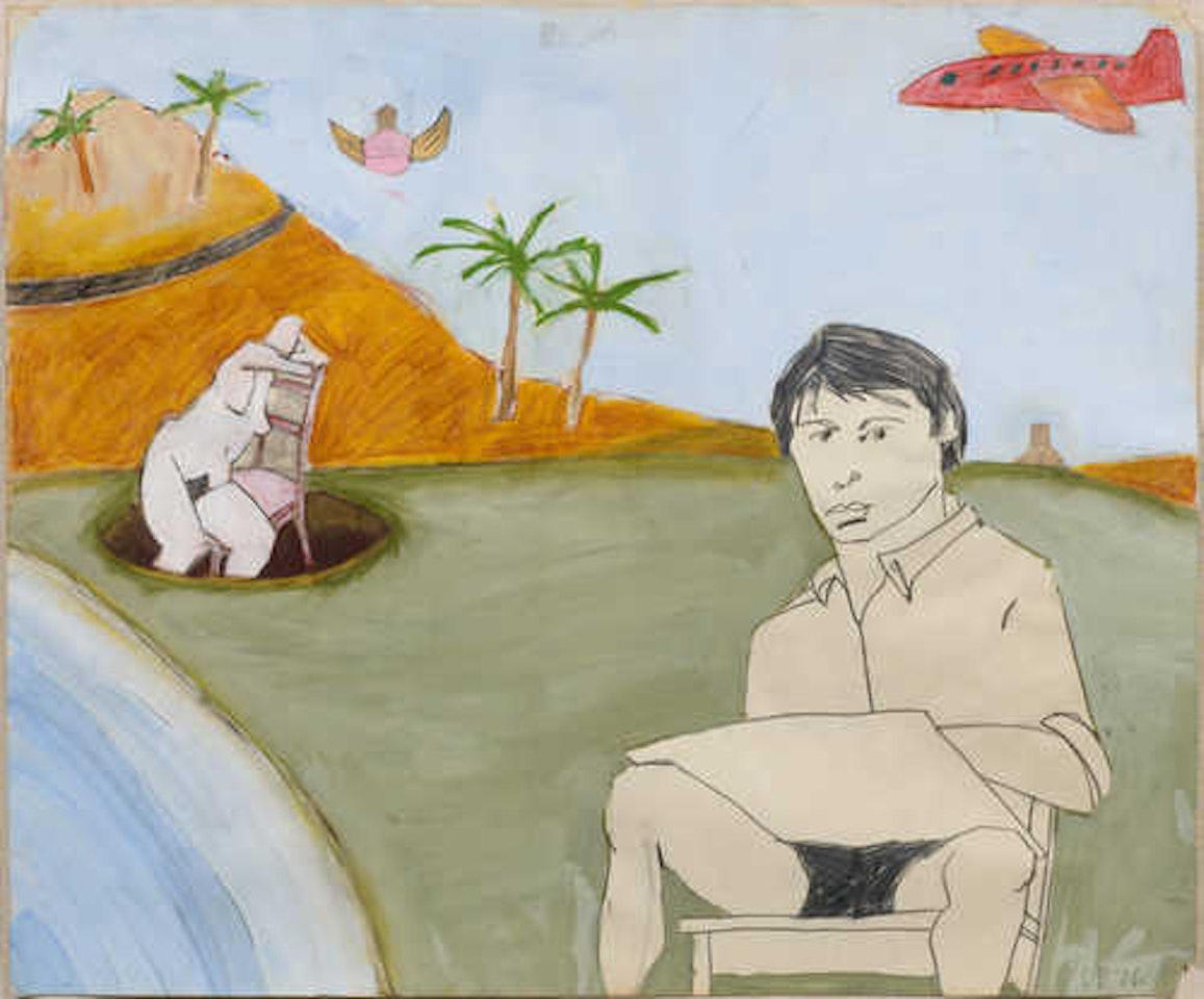 Untitled (self portrait) by Donald Baechler