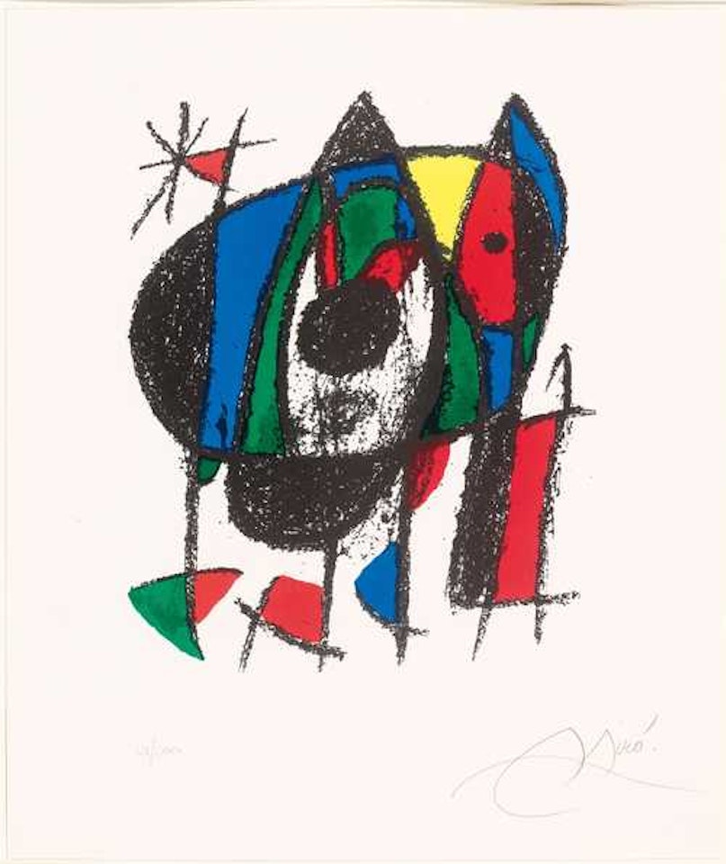 Le lithographe II by Joan Miró