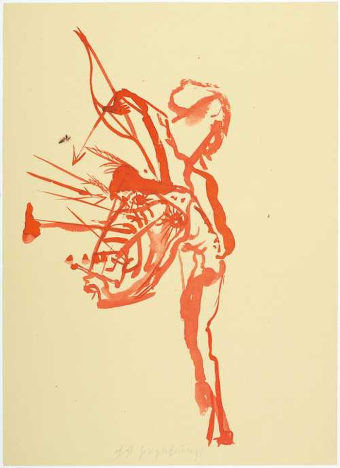 o.T. (Indianer mit Pfeilen beschossen) by Joseph Beuys
