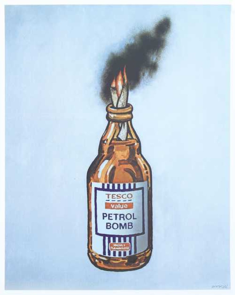 Tesco Value Petrol Bomb by Banksy