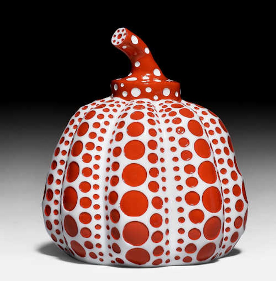 Pumpkin (red/white) by Yayoi Kusama
