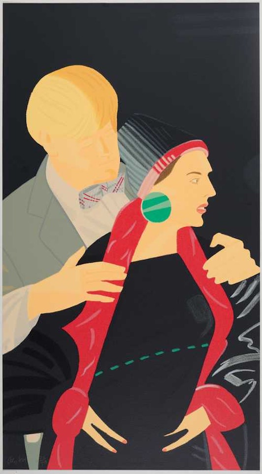 Red Grooms and Elizabeth Ross by Alex Katz