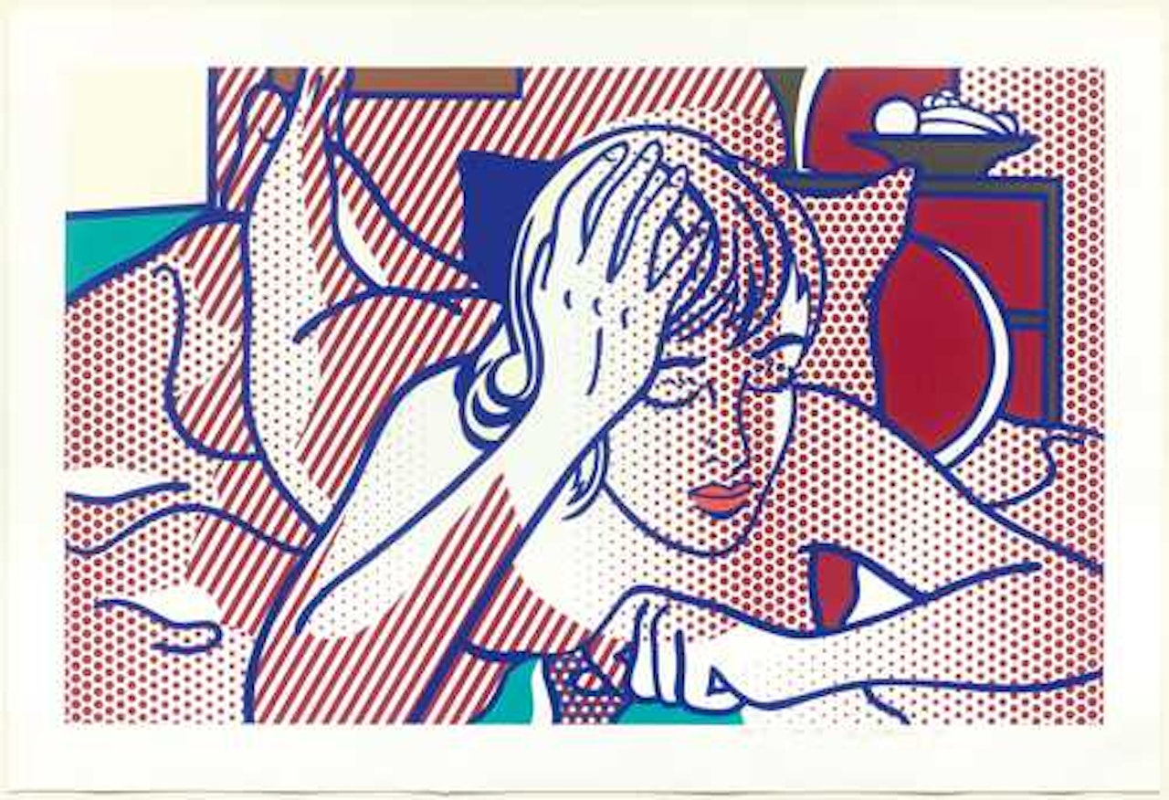 Thinking Nude, State I by Roy Lichtenstein