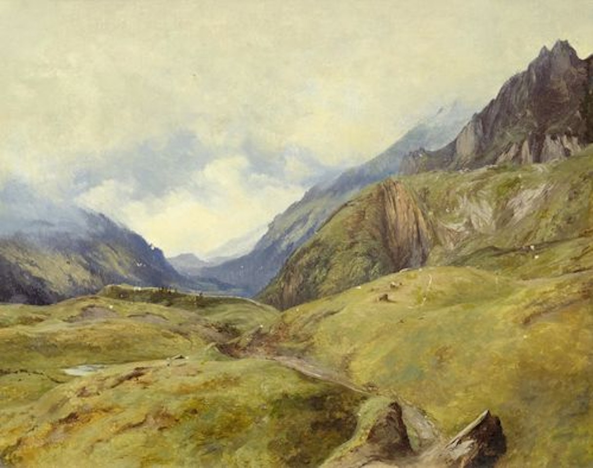 Mountain landscape by Alexandre Calame