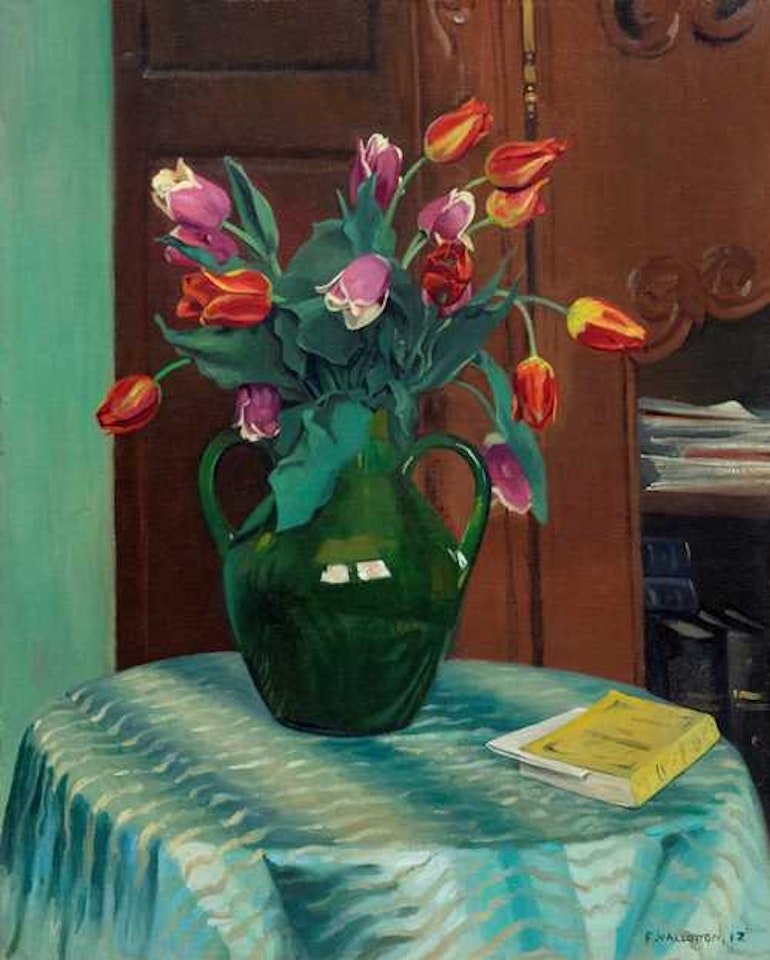 Tulipes roses et rouges by Félix Vallotton