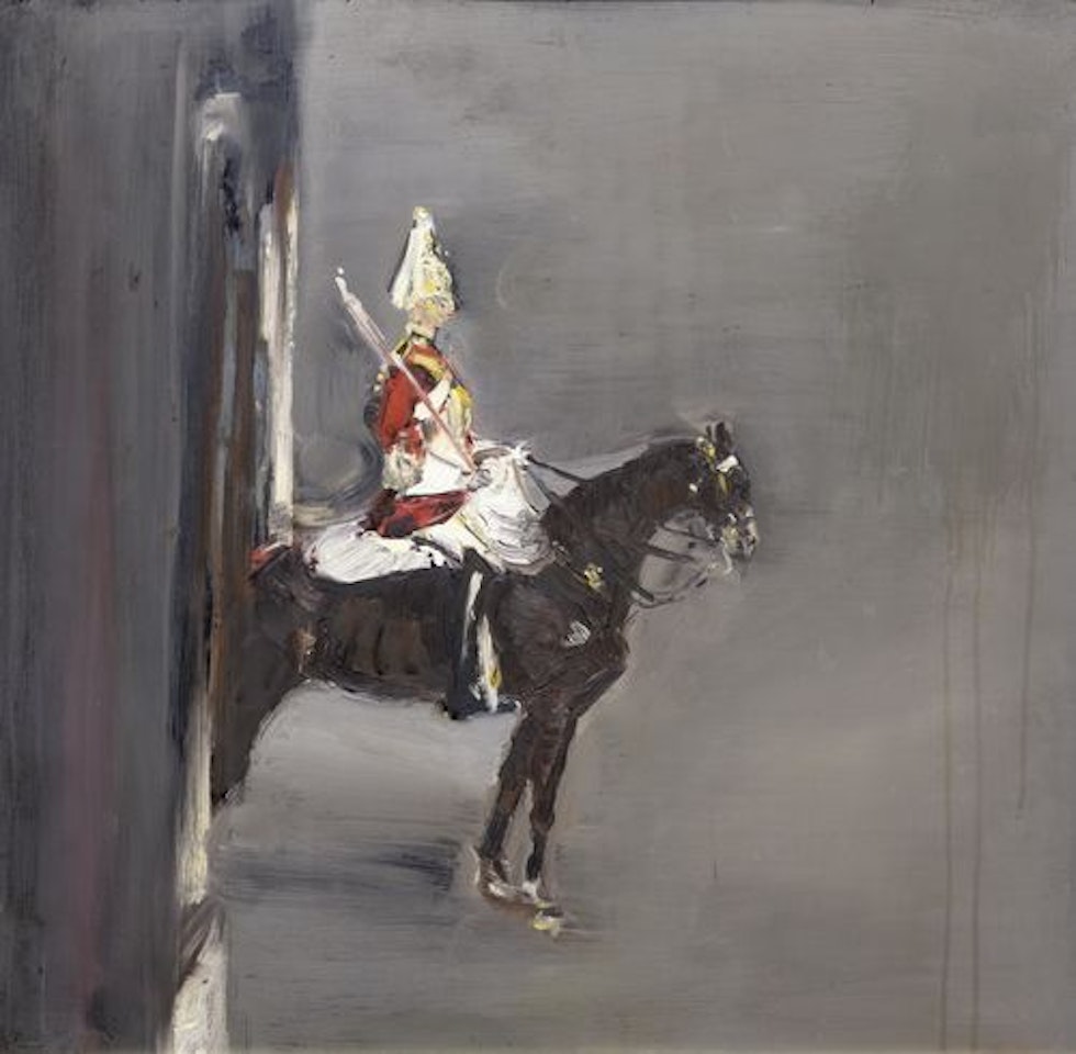 Mounted guard in London by Willy Guggenheim Varlin