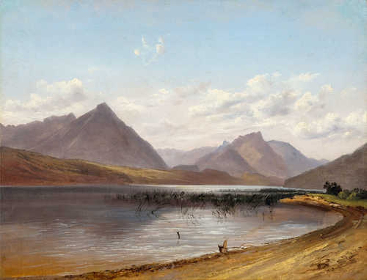Lac de Thoune de Neuhaus by Alexandre Calame