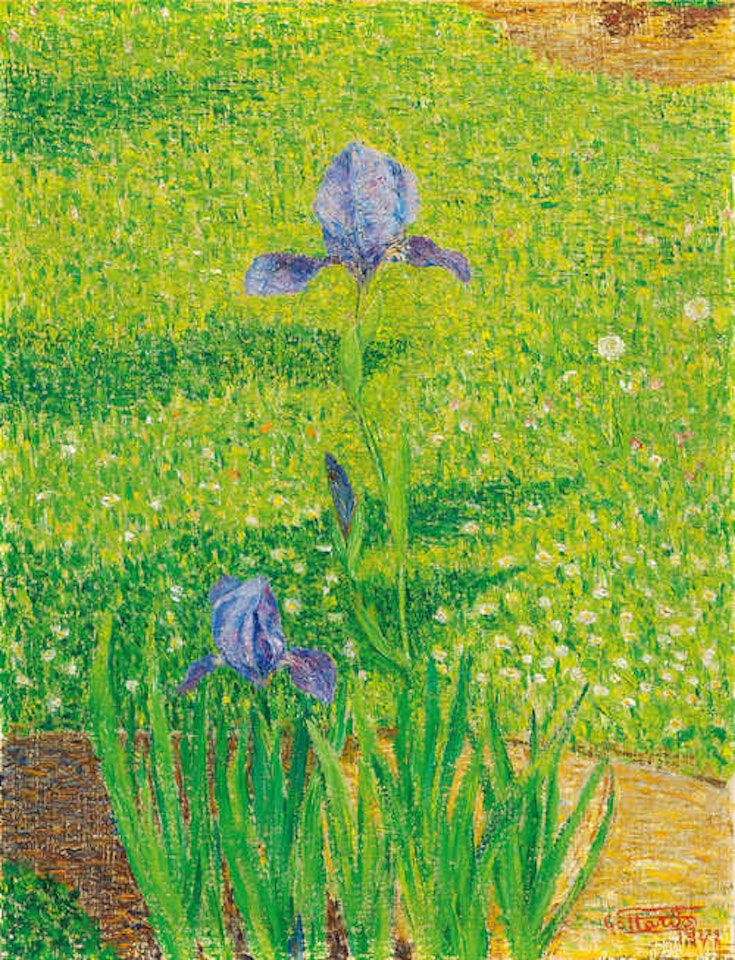 Lady"s slipper by Gottardo Segantini
