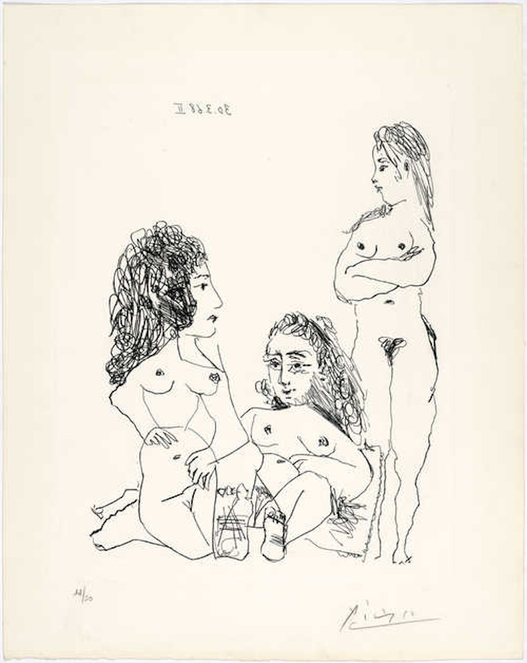 Trois femmes by Pablo Picasso